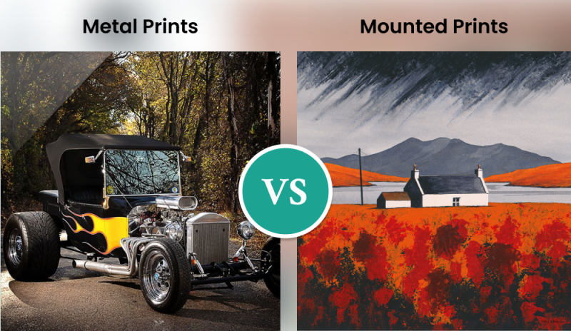 Metal Prints vs. Mounted Prints: Understanding the Differences