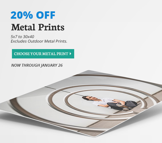 Full Color Sale, 20% Off Metal Print Sale, Now Through January 26